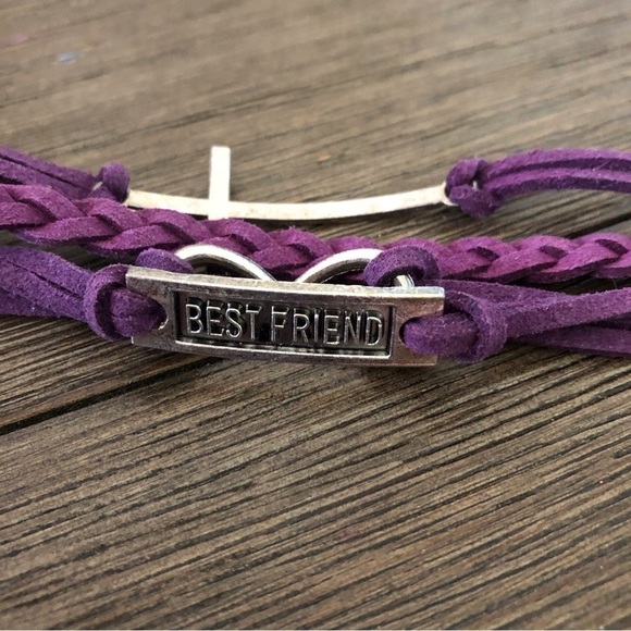 Purple best friend bracelet - Picture 2 of 2